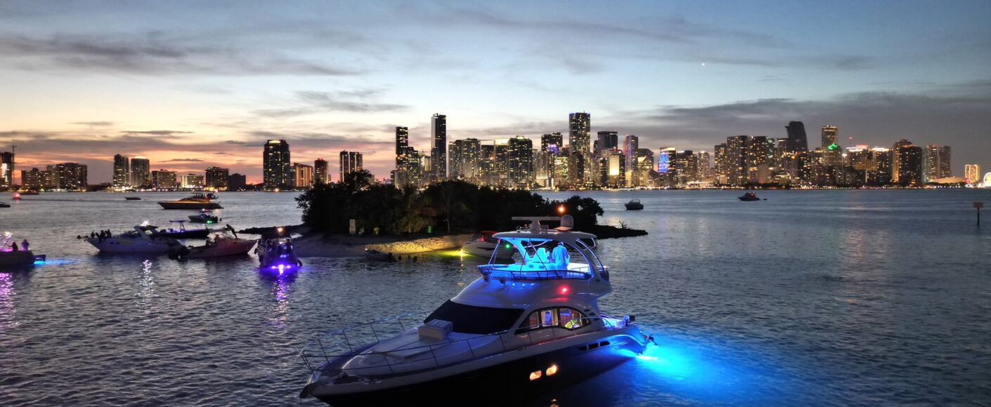 New Year’s Eve on a luxury yacht.